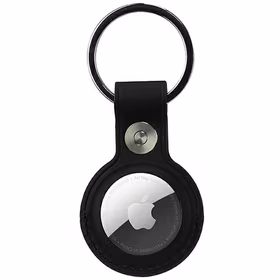 Audi Sintetinės odos AirTag dėklas - juodas