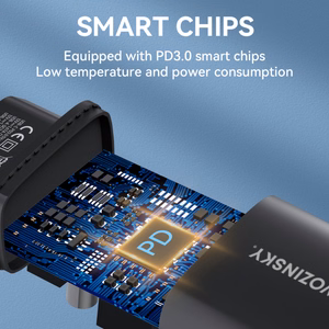 Įkroviklis Wozinsky (WGWCB) (1xUSB-C;1xUSB 3A 20W) juodas