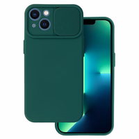 Camshield Soft dėklas telefonui Iphone 13 tamsiai žalia