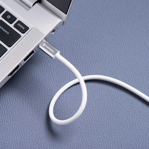 Laidas USB C į USB C Forcell F-Energy QC4.0 PD 5A 240W Cafule Color 2 m CBN1 baltas