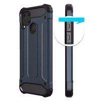 Hybrid Armor dėklas telefonui Realme 10 5G / Realme 9i 5G šarvuotas hibridinis dėklas juodas