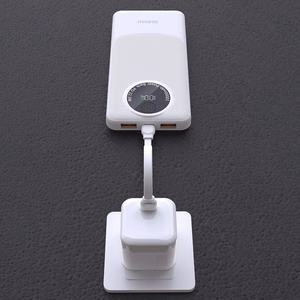 Išorinė baterija Dudao K12 10000mAh PD22.5W USB-A, USB-C - balta
