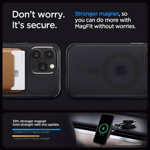 Spigen Ultra Hybrid Mag Dėklas su MagSafe iPhone 16 Pro - Juodas