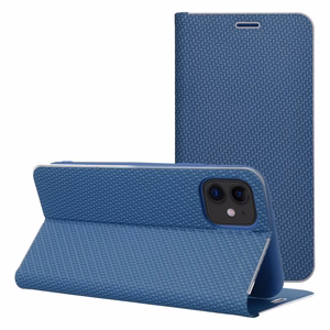 LUNA Book Carbon for IPHONE 16e (SE 4 2025) - mėlynas (m)