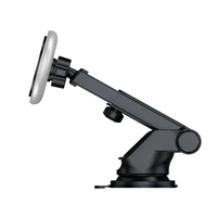 Tech-Protect A2 automobilinis laikiklis telefonui su MagSafe 15W indukciniu įkrovikliu prietaisų skydeliui - juodas