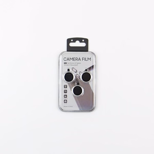 Rinkinys of lens glasses for iPhone 17 Pro Max sidabrinis
