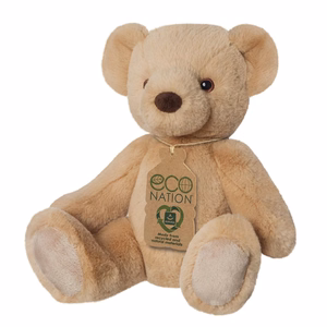 Eco Nation ekologiškas pliušinis žaislas – meškiukas, 28 cm