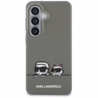 Karl Lagerfeld IML Peekaboo Karl&Choupette MagSafe Dėklas for Samsung Galaxy S26 - juodas