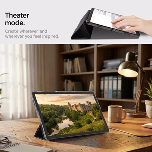 "Spigen Smart Fold" dėklas, skirtas "Samsung Galaxy Tab A9+" / A11+ - juodas