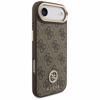 Guess 4G Strass Logo Magnetinis dėklas telefonui iPhone Air - ruda