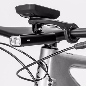 Wozinsky WUG-01B universalus dviračio vairo laikiklis Garmin kompiuteriui, kamerai ir žibintui – juodas