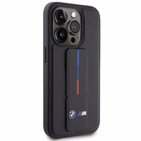 BMW Grip Hot Stamp dėklas telefonui iPhone 15 Pro Max - juodas