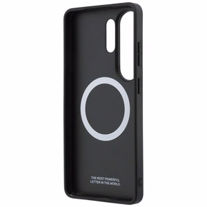 BMW Perforated Stripe Logo MagSafe Dėklas for Samsung Galaxy S26 Ultra - mėlynas