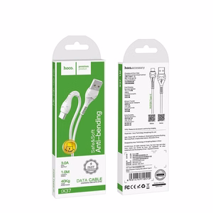 USB kabelis Hoco X37 Cool Power Type-C 1.0m baltas