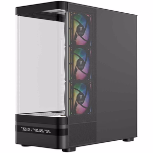 MODECOM kompiuterio korpusas Volcano AQ200 ARGB Midi Juoda