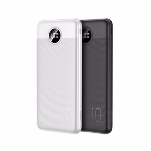 VEGER išorinė baterija 10000 mAh PD QC3.0 2A 20W L10S (W1105PD) juoda