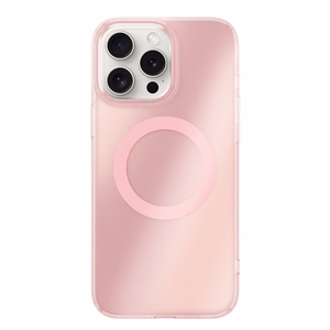 Tecto Shield Mistiq Mag dėklas, skirtas iPhone 15 Pro Max 6,7", rožinis