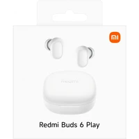 Belaidės ausinės Xiaomi Redmi Buds 6 Play baltos BHR8773GL