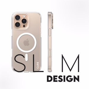 CARE by PanzerGlass Flagmano dėklas telefonui iPhone 16 Pro Max 6.9" baltas/baltas Magnetinis 1340