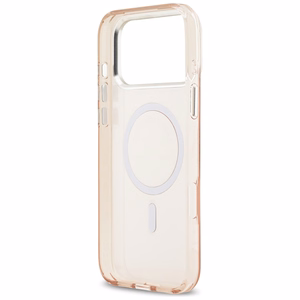 Karl Lagerfeld IML Karl RSG logotipo magnetinis dėklas telefonui iPhone 17 Pro Max - rožinis