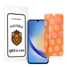 Tel Protect Geriausias lankstus hibridinis grūdintas stiklas Samsung Galaxy A24 4G/A25 5G/M34 5G/A35/M35/M55 5G