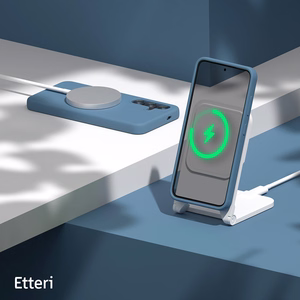 Etteri silikoninis dėklas telefonui Samsung Galaxy S24 Plus tamsiai mėlynas