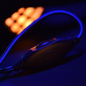 Проводные игровые наушники ART Jack 3,5 mm / USB A с микрофоном G11 чёрные