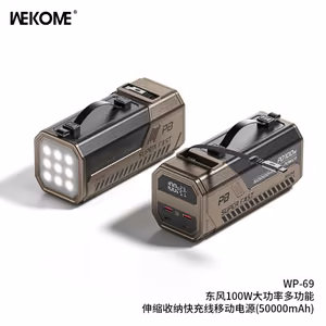 Power Bank WK Design "WP-69" gray 50000mAh (100W)