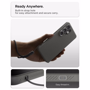 SPIGEN dėklas LIQUID AIR MAG, suderinamas su MagSafe, skirtas SAMSUNG S26 Ultra marble grey