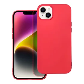 Minkštas dėklas telefonui IPHONE 14 Plus raudonas
