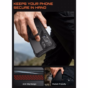 "Supcase UB Grip Mag MagSafe" dėklas "Samsung Galaxy S26 Ultra" - juodas