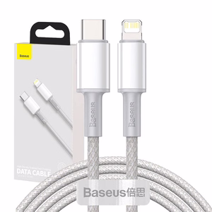 Baseus kabelis High Density PD USB-C - Lightning 2,0 m baltas 20W