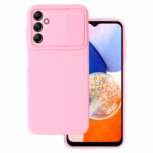 Camshield Soft dėklas telefonui Samsung Galaxy A14 4G/5G - šviesiai rožinė
