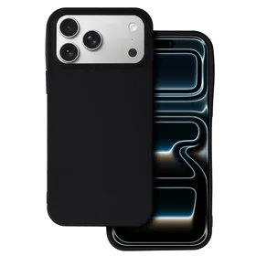 Matinis dėklas telefonui iPhone 17 Pro Max - juodas