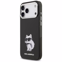 Etui Karl Lagerfeld IML Aquarelle        Choupette & Logo MagSafe do iPhone 17 Pro Max juodas