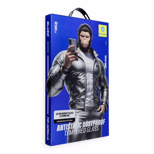 LCD apsauginis stikliukas 5D Mr. Monkey Glass (Strong HD) Apple iPhone 18 Pro Max juodas