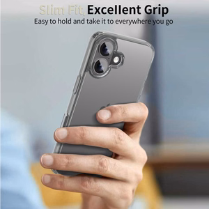 Dėklas Tech-Protect Flexair Hybrid Apple iPhone 17 skaidrus