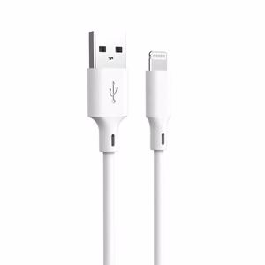 Forever perdirbamas kabelis USB-A - Lightning 1,5m 2,4A HDKR12-AL-00 baltas