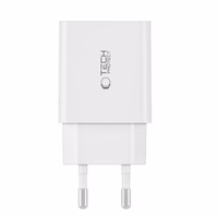 Tech-Protect C35W 2x USB-C PD 35W įkroviklis su USB-C / USB-C kabeliu - baltas