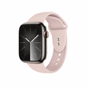 Crong Liquid dirželis, skirtas Apple Watch 38 / 40 / 41 / 42 mm, smėlio rausvas