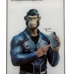 LCD apsauginis stikliukas "Strength Gorilla Micro-border" Samsung S947 S26 Plus be įpakavimo