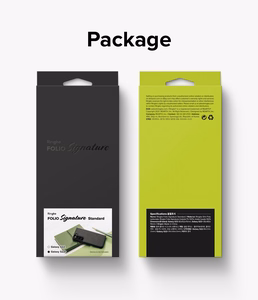 Ringke Folio Signature atverčiamas odinis dėklas Samsung Galaxy S22 + (S22 Plus) juodas (FSS118R262)