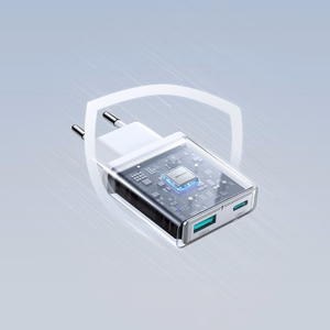 Įkroviklis Joyroom Super Slim (TCF14) (1xUSB-C;1xUSB 3A 20W) baltas