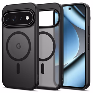 Tech-Protect Magmat MagSafe dėklas, skirtas Google Pixel 9 Pro XL / 10 Pro XL / 11 Pro XL, matinis juodas