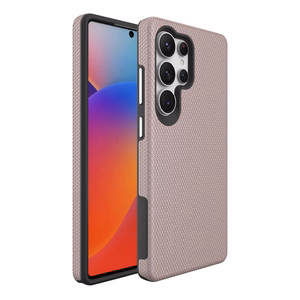 Dėklas Perfectionists Triangle Case Samsung S938 S25 Ultra rožinio aukso