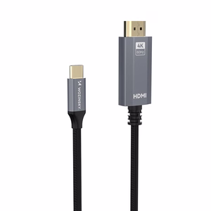 USB-C - HDMI kabelis Wozinsky (WCCH-01) 4K 60Hz 1.8M juodos spalvos