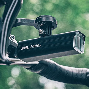 Rockbros RHL1500 priekinis dviračio žibintas 5000mAh 1500lm IPX6 - juodas