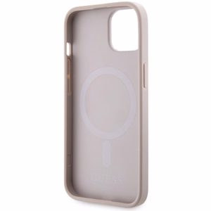 Guess GUHMP14SHGCFSEP iPhone 14 6.1" rožinė/rožinė kietas dėklas GCube Stripes MagSafe