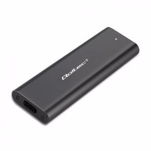 Qoltec 50312 SSD disko dėklas juodas M.2