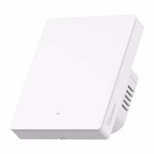 Умный WiFi настенный выключатель SONOFF M5-1C-80W Matter (1-канальный, для рамки)